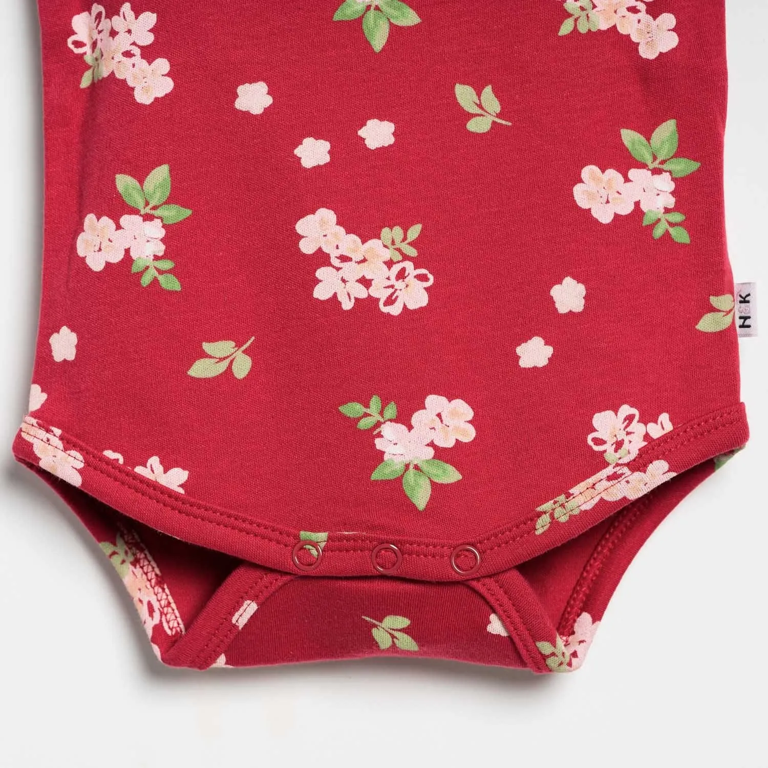 Baby Girl Iris Cherry Blossom Short Sleeve Onesies Pack of 2 Collection