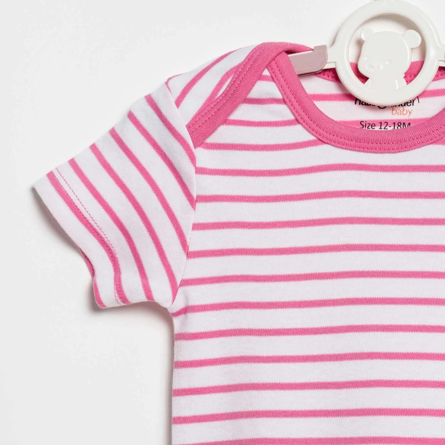 Baby Girl Pink Blush Short Sleeve Onesies Pack of 2 Collection