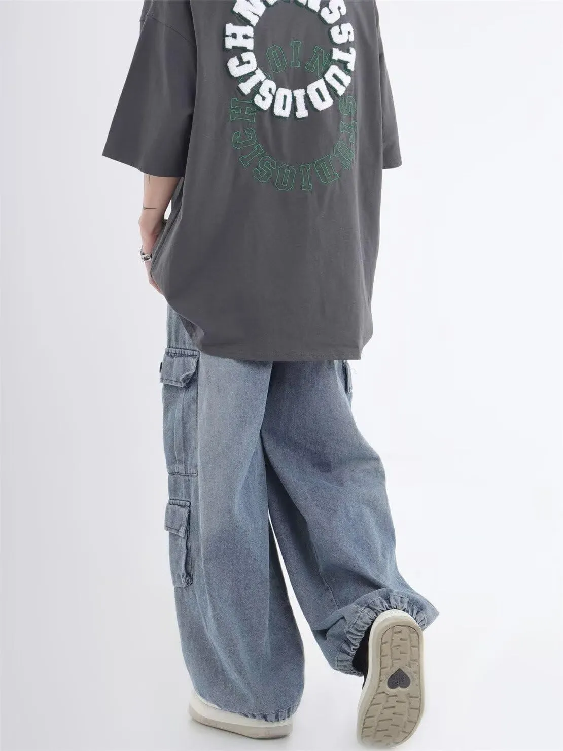 Baggy Jeans for Man Women Y2K Jeans Cargo Pants Relaxed Fit Jeans Baggy Jeans Denim Hip Hop Streetwear