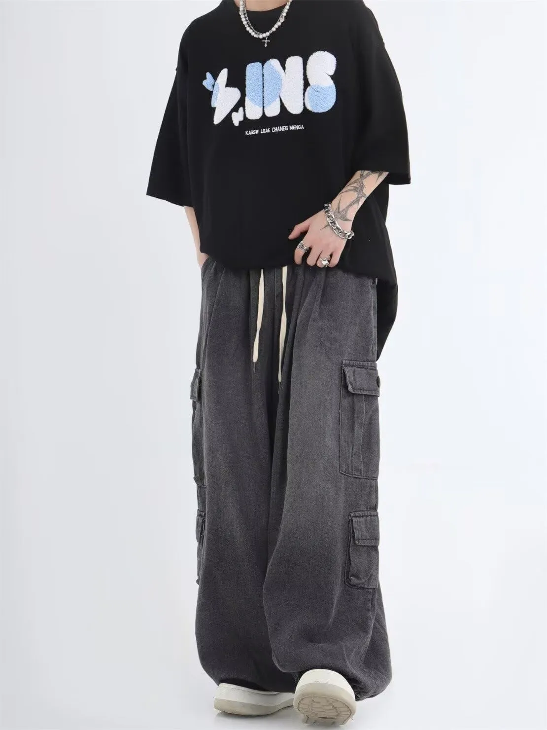 Baggy Jeans for Man Women Y2K Jeans Cargo Pants Relaxed Fit Jeans Baggy Jeans Denim Hip Hop Streetwear