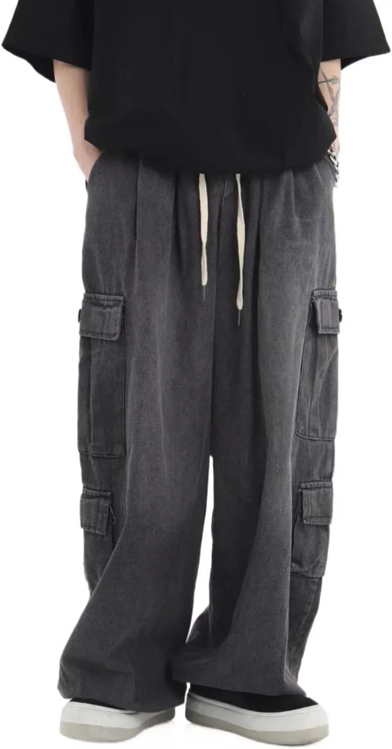 Baggy Jeans for Man Women Y2K Jeans Cargo Pants Relaxed Fit Jeans Baggy Jeans Denim Hip Hop Streetwear