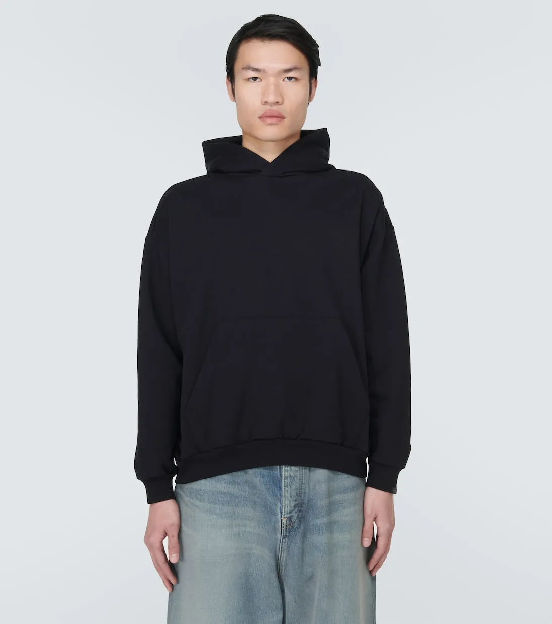 Balenciaga Cotton Hoodie, Black