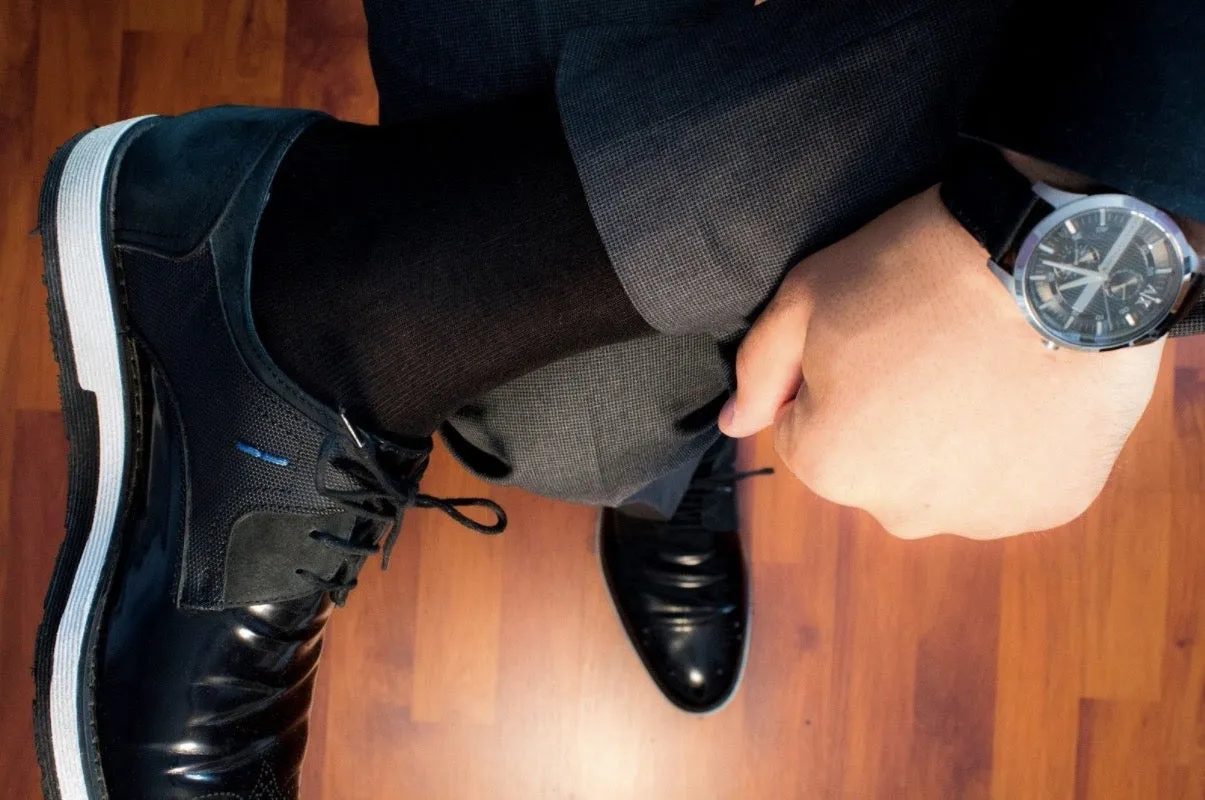 Bamboo Business Dress Socks for Men, 4 Pairs