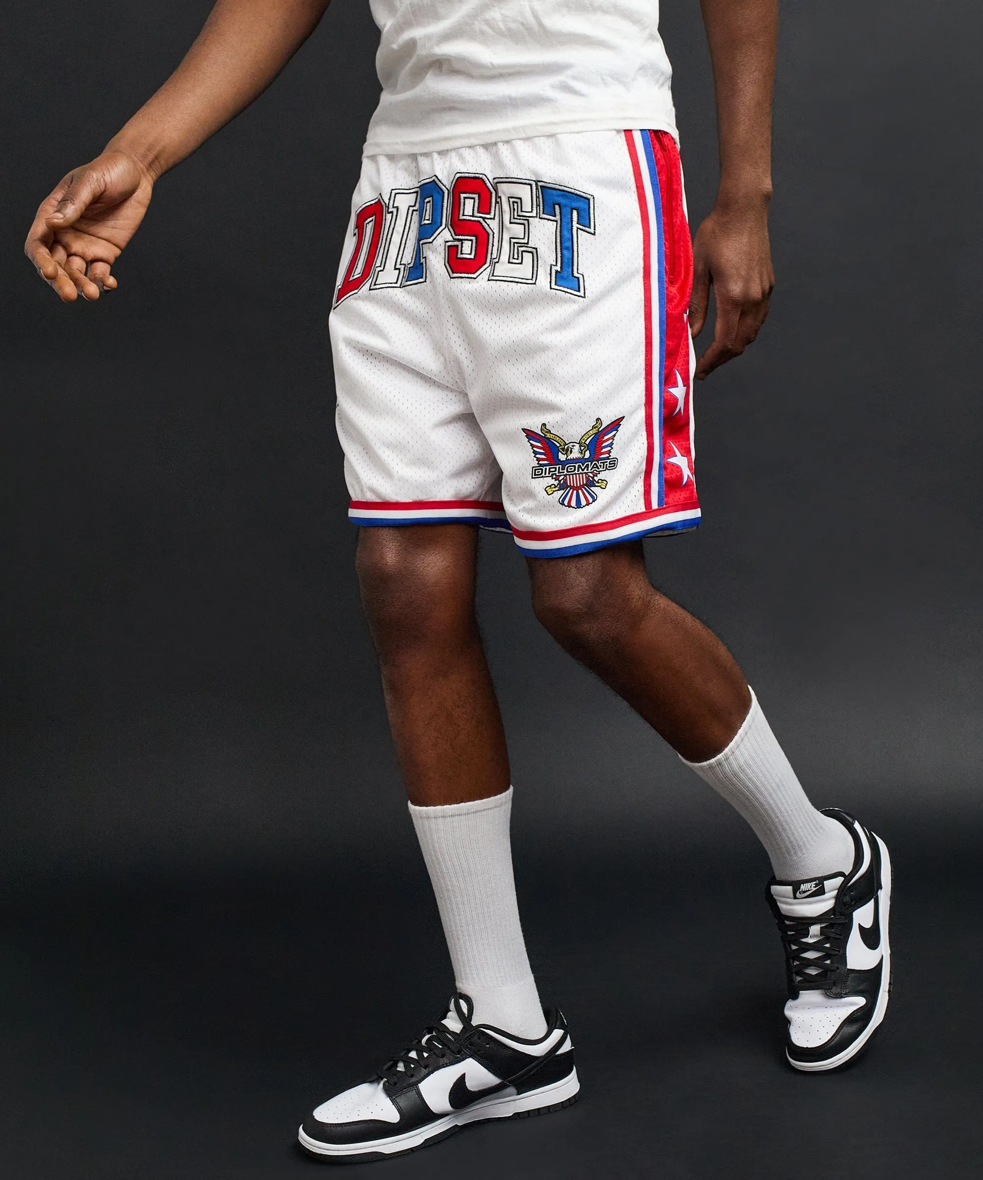 Basketball Shorts - White