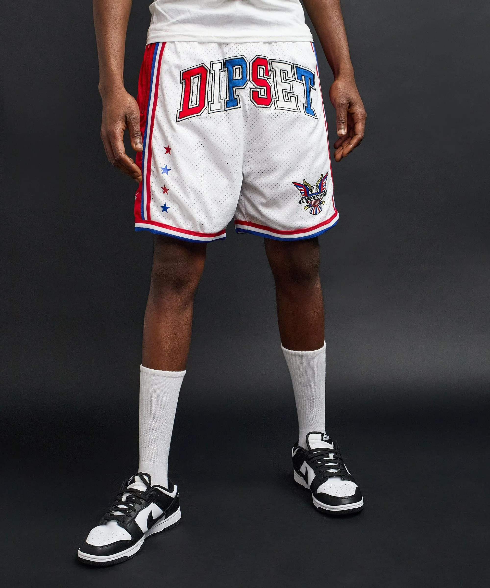 Basketball Shorts - White