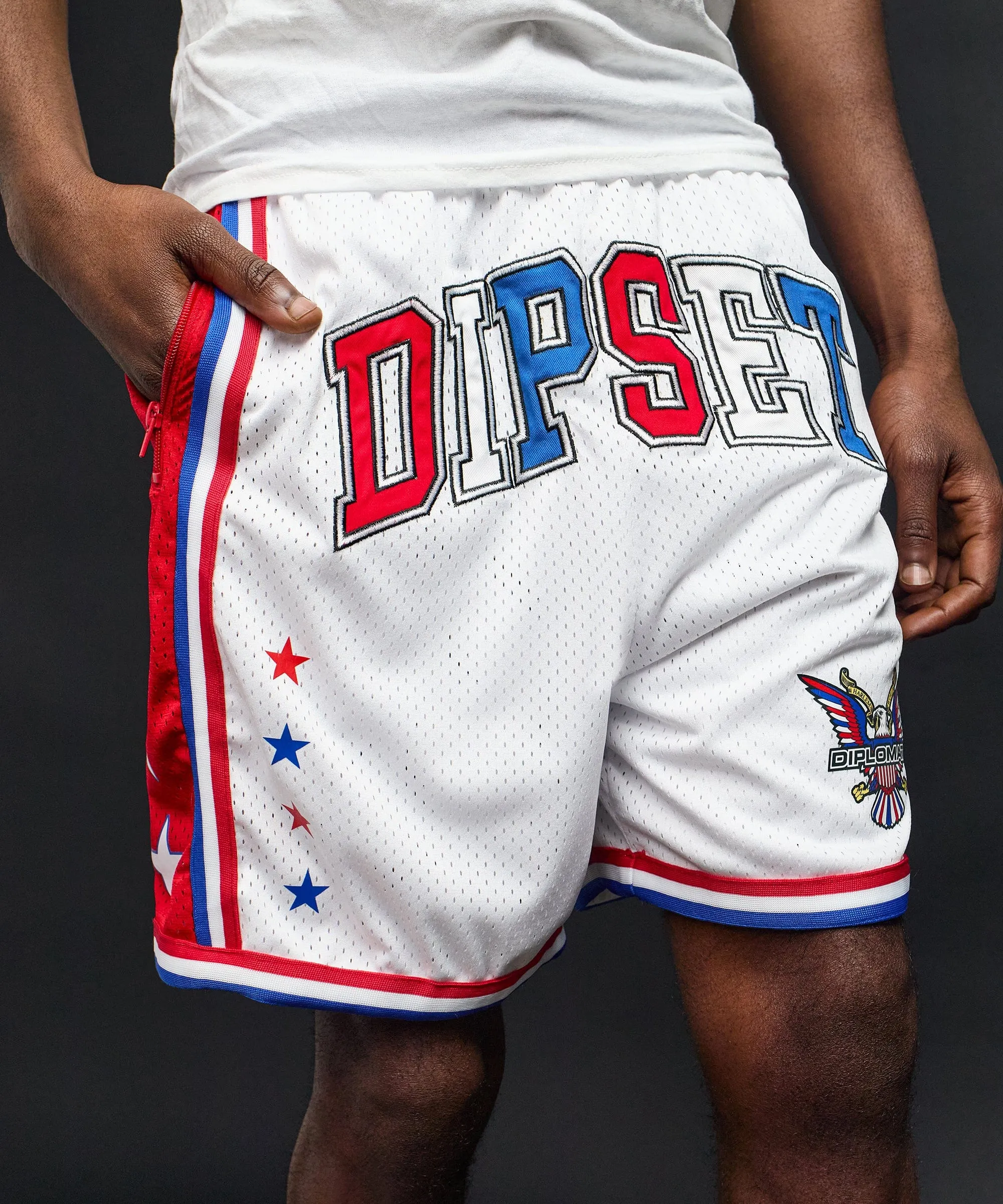 Basketball Shorts - White