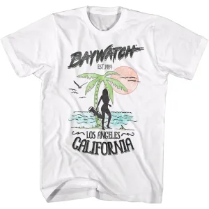 Baywatch Beach Men's T-Shirt