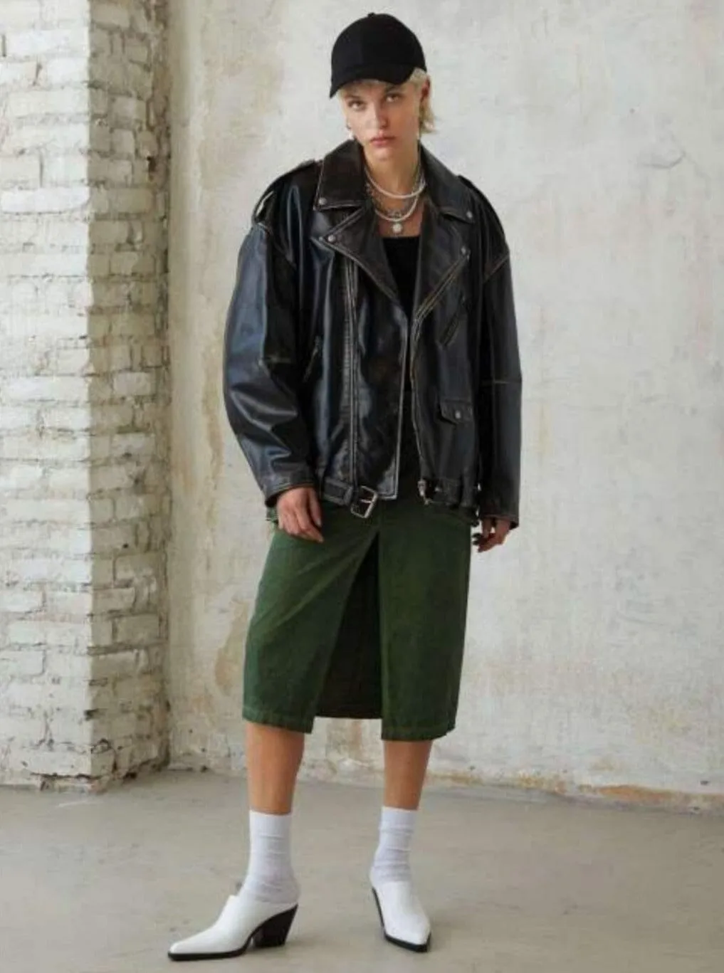 Biker Jacket Over / Black
