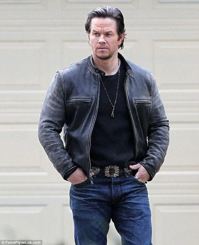 Black Decant Leather Jacket Worn By Mark Wahlberg | Mark Wahlberg Black Decant Leather Jacket
