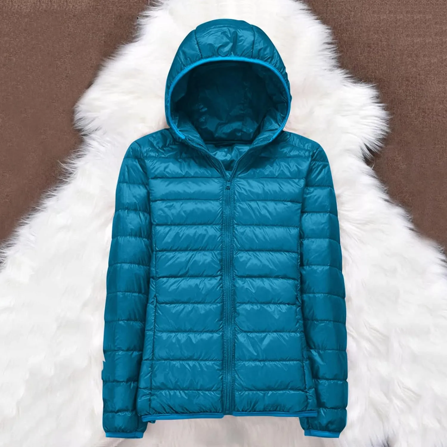Black Puffer Vest Women Jacket Hooded Windproof Winter Coat with Recycled Insulation Winter Slim Short Hooded Warm