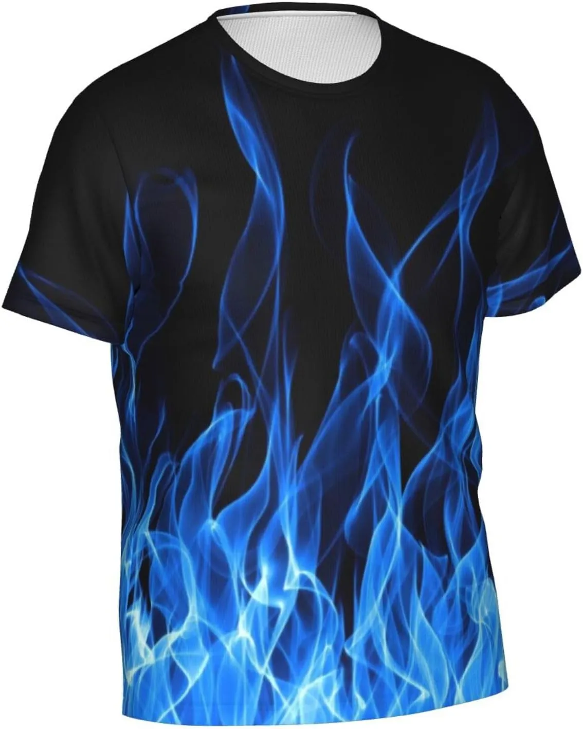 Black Rainbow Paint T-Shirts for Men Boys 3D Printed T-Shirts Short Sleeve Graphic Tees Shirt