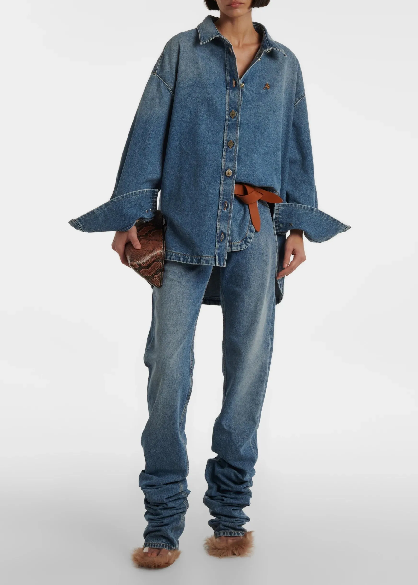 Bomber Washed Denim / Blue