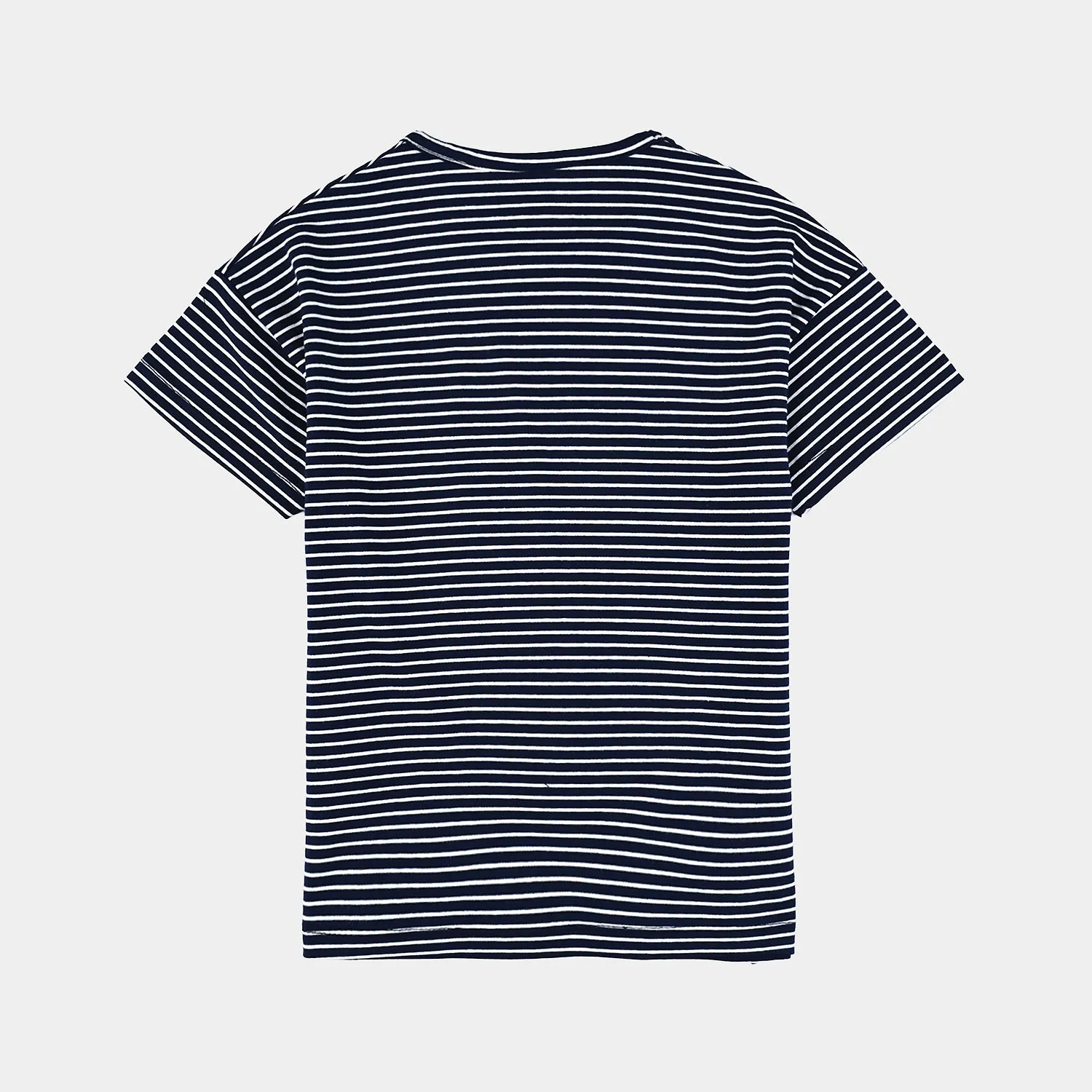 Boys Yarn Dyed T-Shirt H/S MINE CRAFT-NAVY