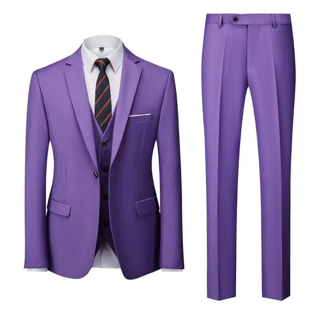 BRADLEY VIP SUITS Men's Fashion Formal Business & Special Events Wear 3 Piece Suit for Business Meetings Job Interviews Church Services Suits (Jacket   Pants   Vest) Deep Green Suit Set