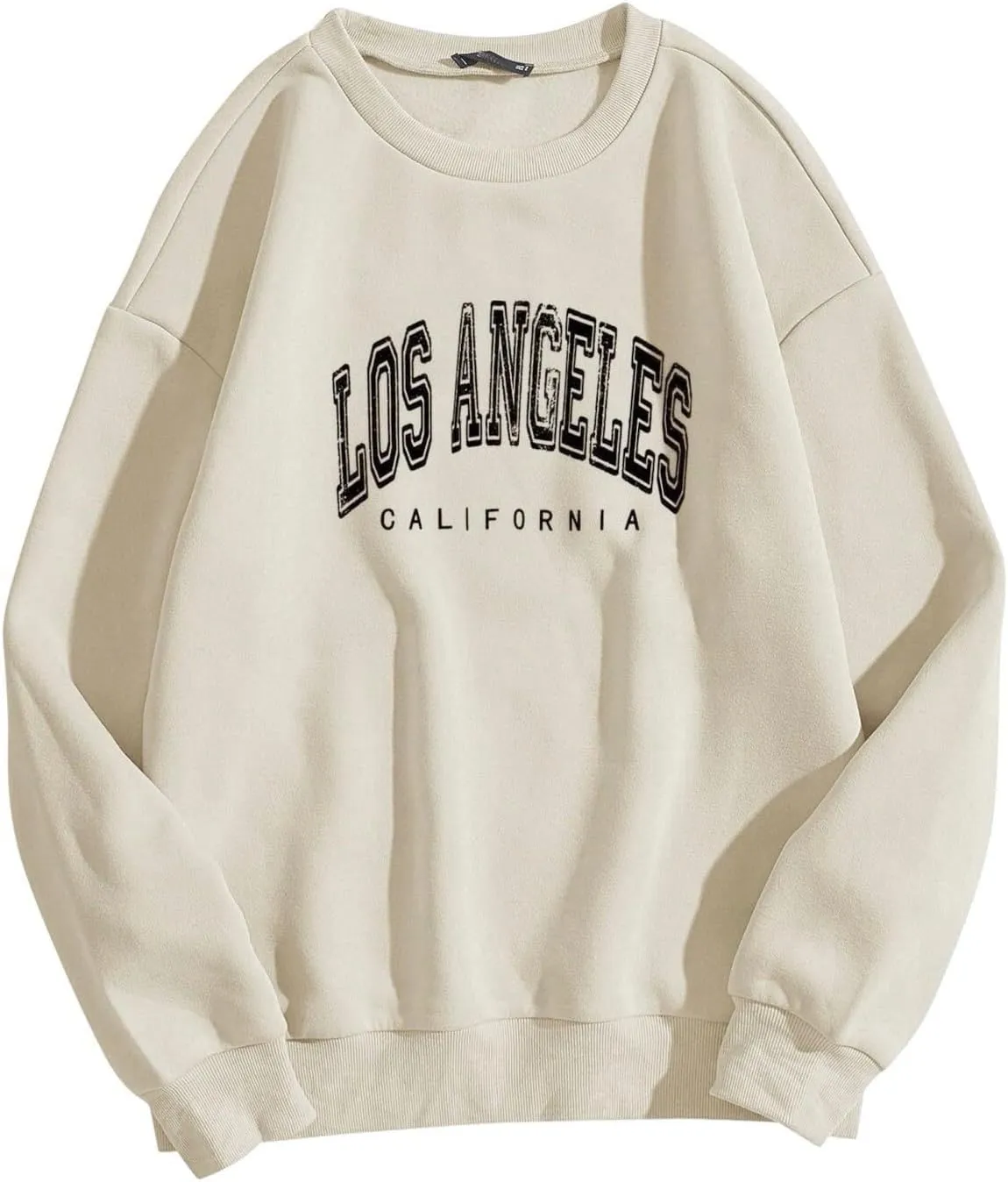California Sweatshirts for Women Crewneck Letter Graphic Vacation Shirt Long Sleeve Sweatshirts