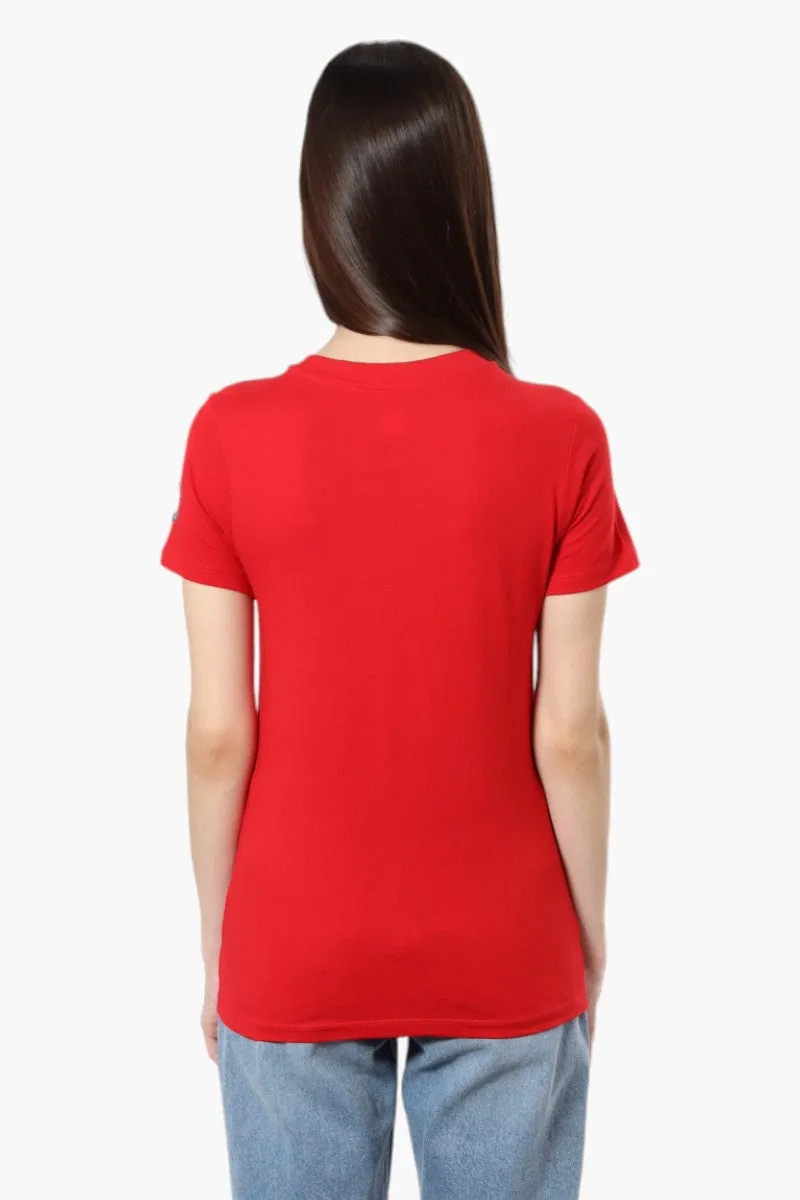 Canada Weather Gear Maple Leaf Print Tee - Red