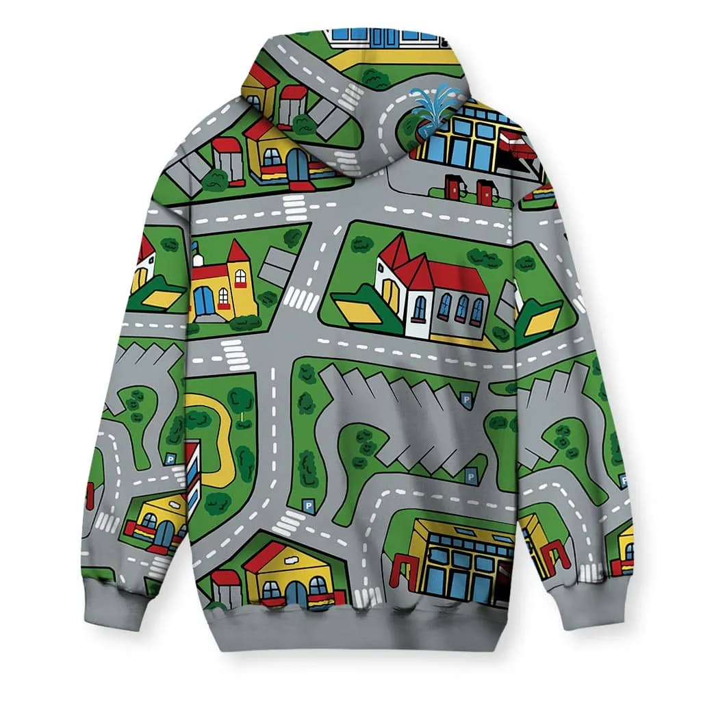 Car Carpet City Men's Zip-Up Hoodie