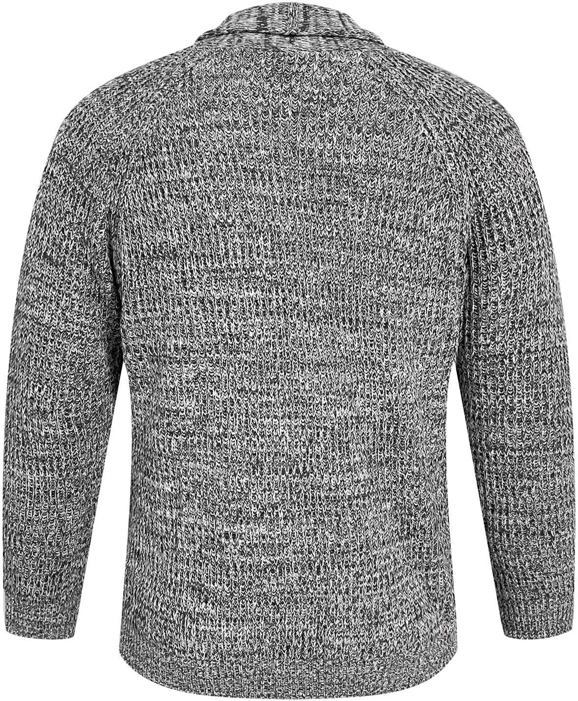 Cardigan Sweaters for Men,Button up Sweater Long Sleeve Knit Open Front Cardigans Fashion Fall Winter Sweater