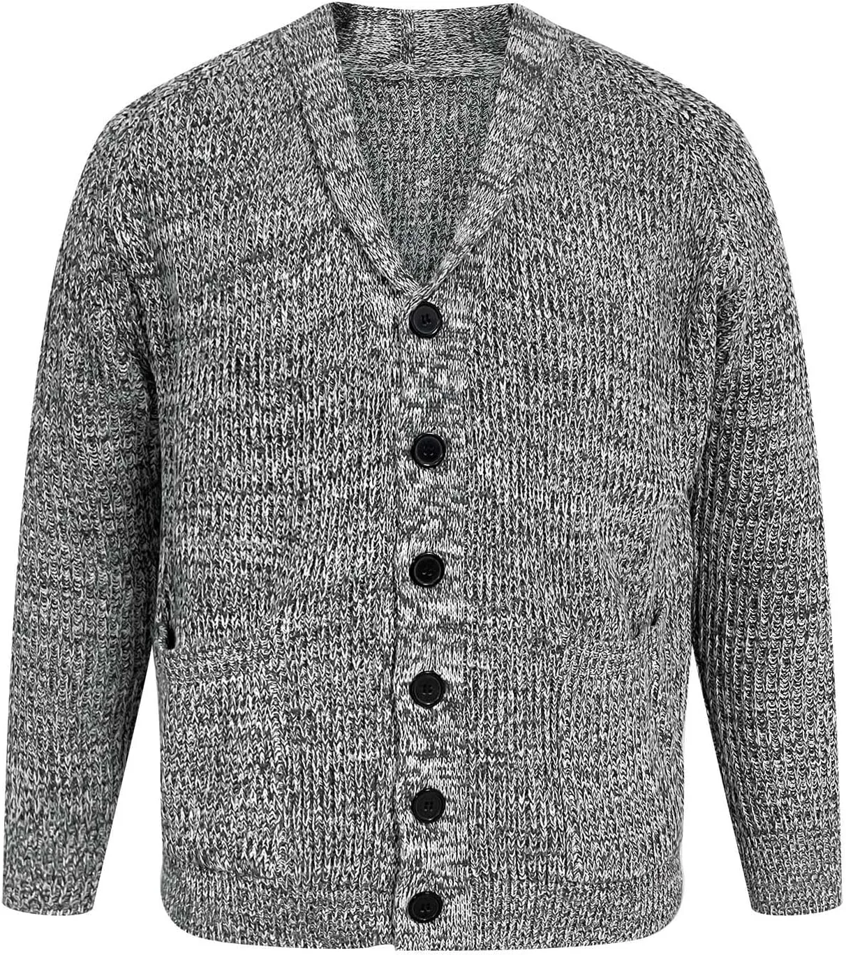 Cardigan Sweaters for Men,Button up Sweater Long Sleeve Knit Open Front Cardigans Fashion Fall Winter Sweater