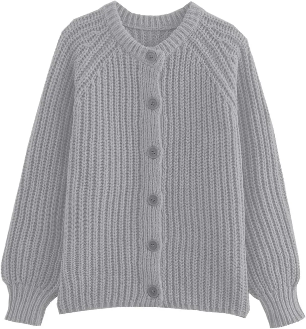 Cardigan Sweaters for Women Crew Neck Button Down Long Sleeve Crochet Knit Sweaters 2025 Fall Outfits