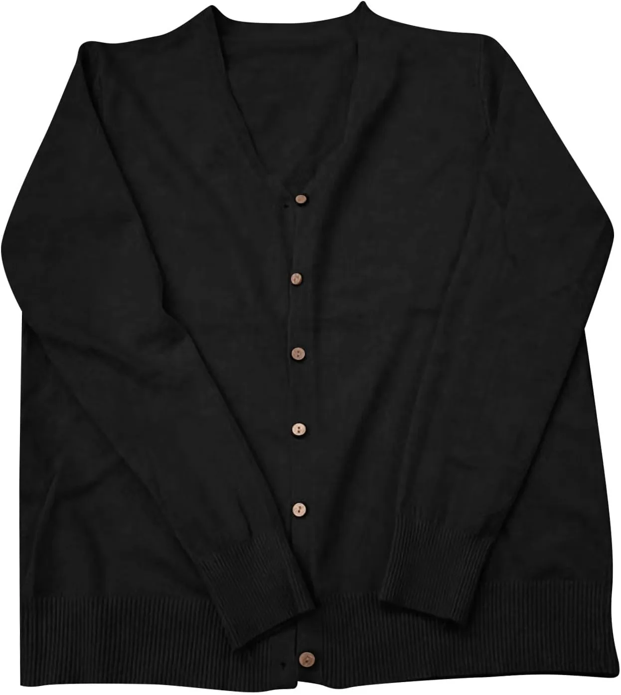 Cardigan Sweaters for Women Trendy Casual V Neck Long Sleeve Shirts Fall Button Up Knitted Sweaters