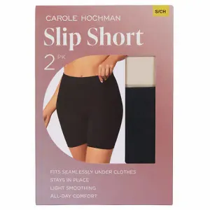 Carole Hochman Ladies' Slip Short (2-pack)