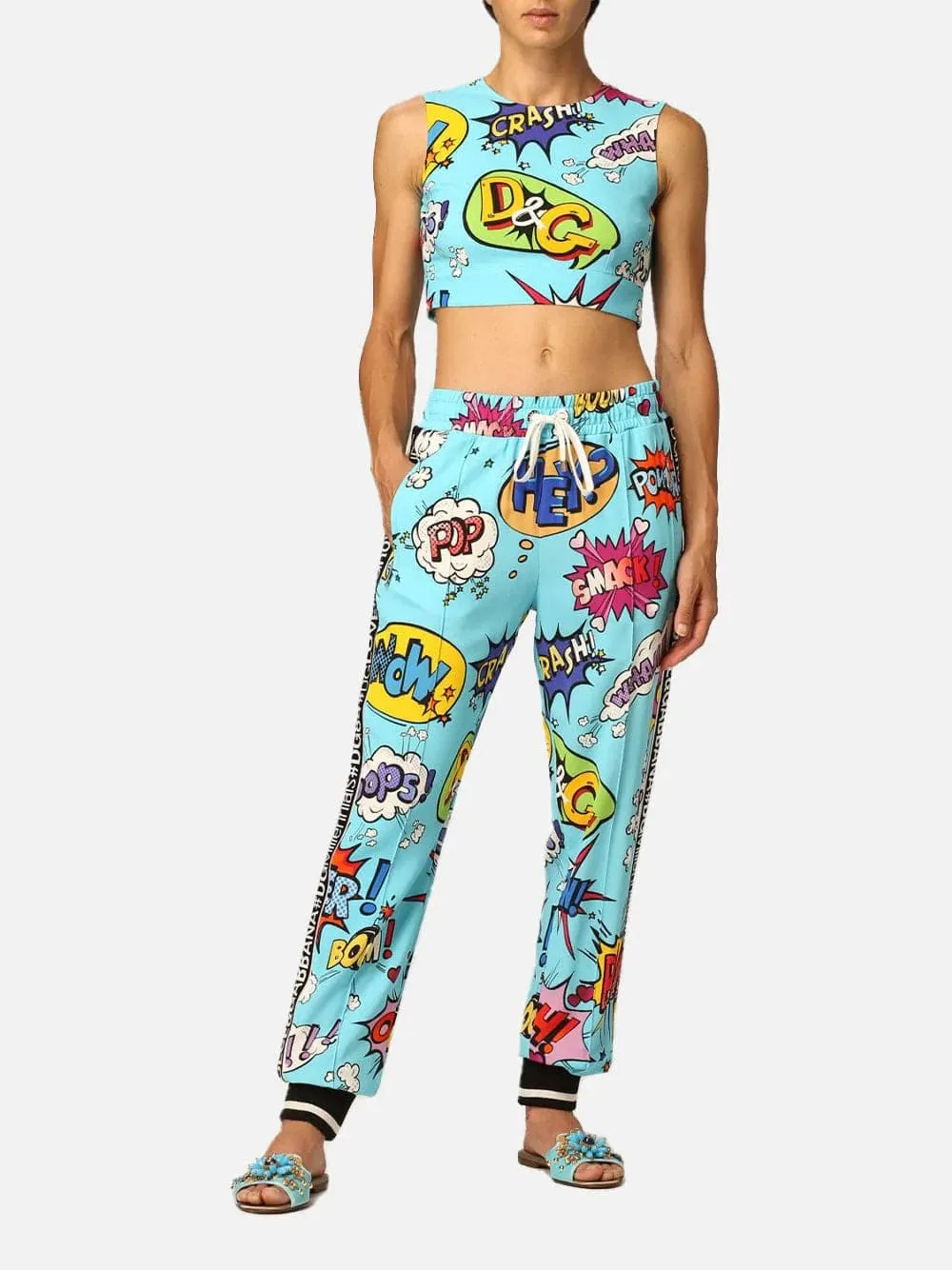 Cartoon Print Sweatpants