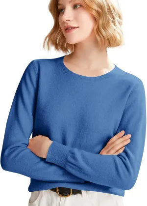Cashmere Sweaters for Women Long Sleeve Causal Pullover Tops Soft Warm Cozy Lightweight Thin Spring Knit Sweaters