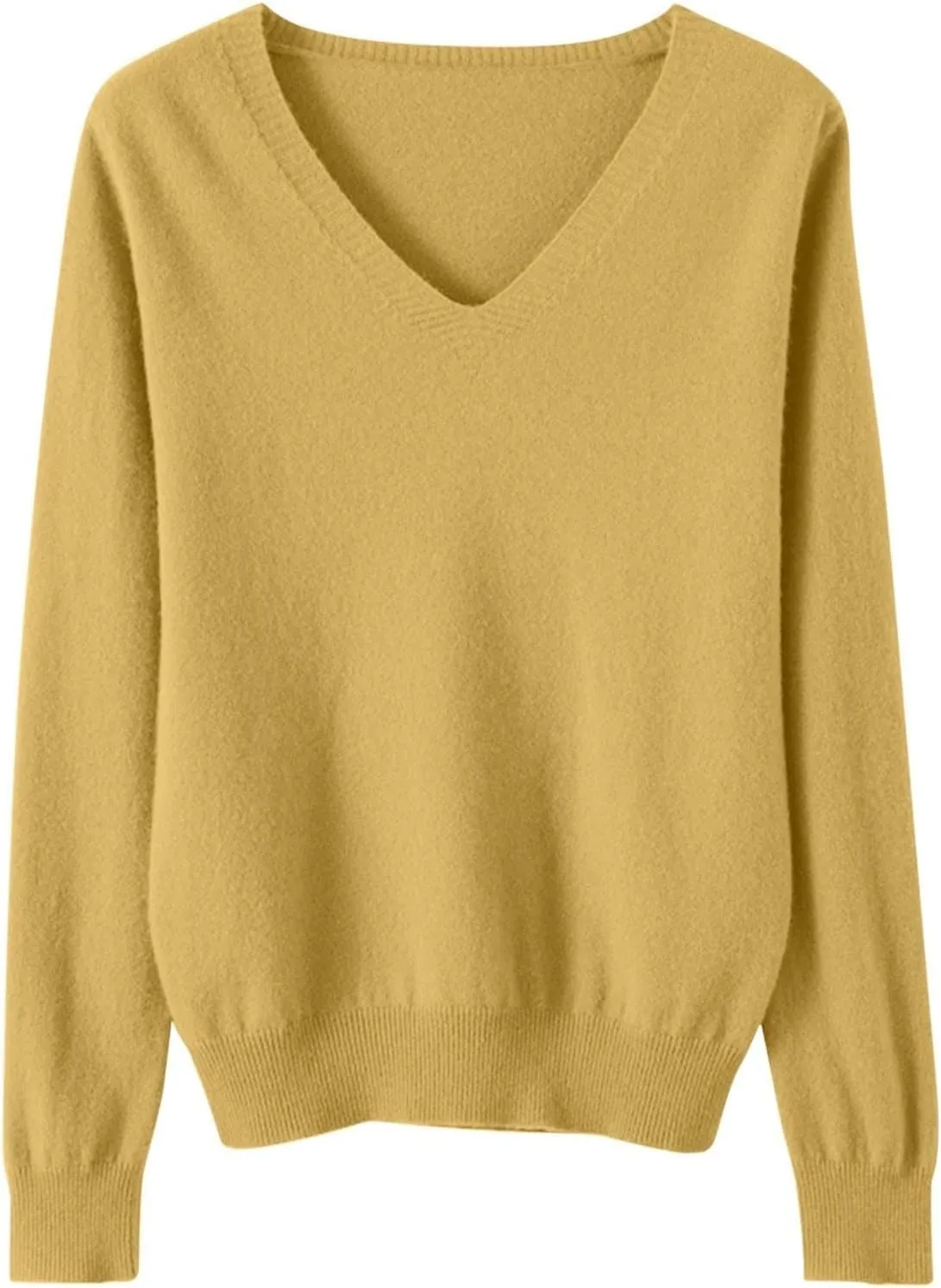 Cashmere Sweaters for Women Long Sleeve Crew Neck Cable Knit Sweater Lightweight Cozy Pullover Tops Fall Sweaters