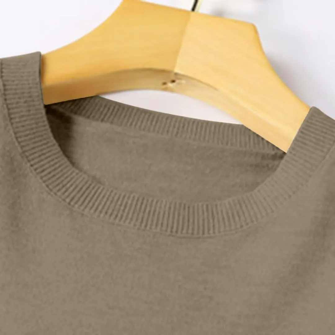 Cashmere Sweaters for Women Long Sleeve Crew Neck Cable Knit Sweater Lightweight Cozy Pullover Tops Fall Sweaters