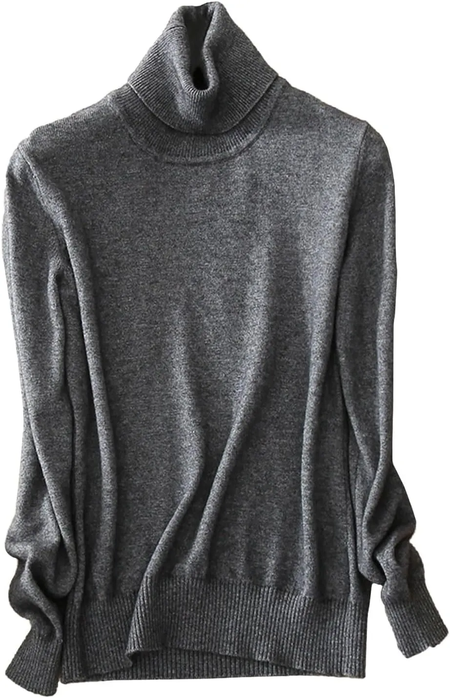 Cashmere Sweaters for Women Long Sleeve Turtleneck Sweater Pullover Winter Spring Soft Warm Cozy Wool Knit Sweater