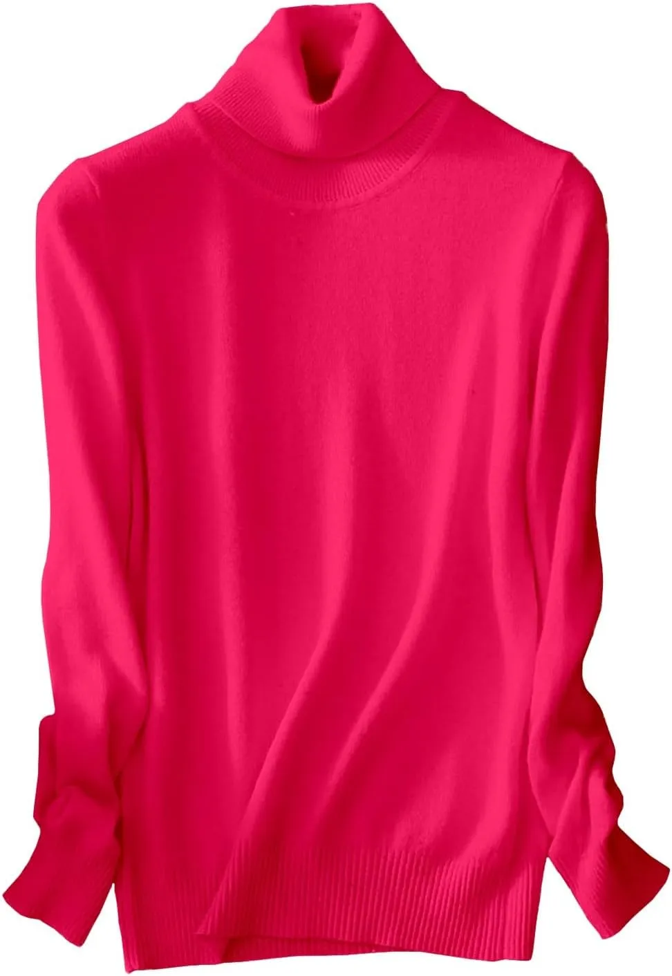 Cashmere Sweaters for Women Long Sleeve Turtleneck Sweater Pullover Winter Spring Soft Warm Cozy Wool Knit Sweater