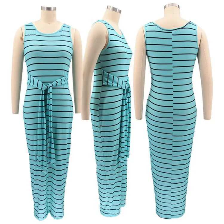 Casual Plus Size Women Clothing Sundress
