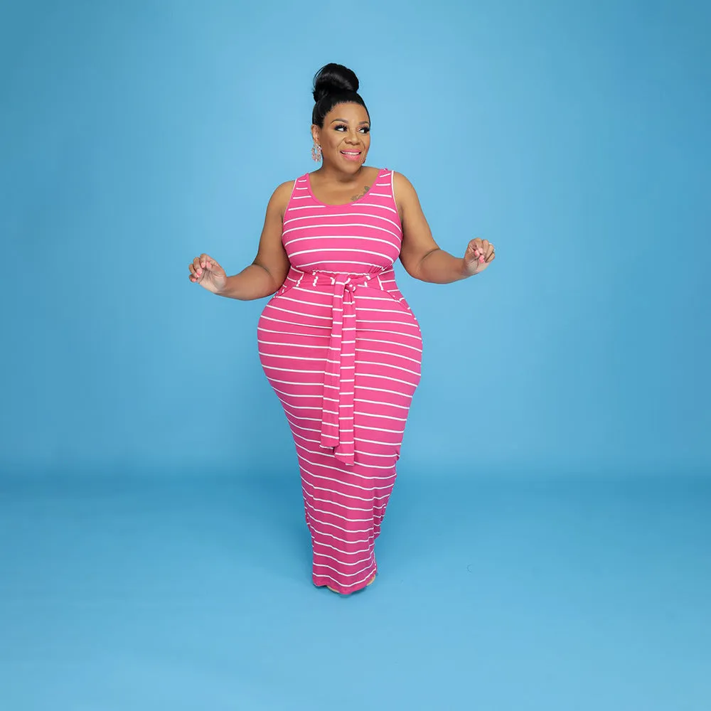 Casual Plus Size Women Clothing Sundress