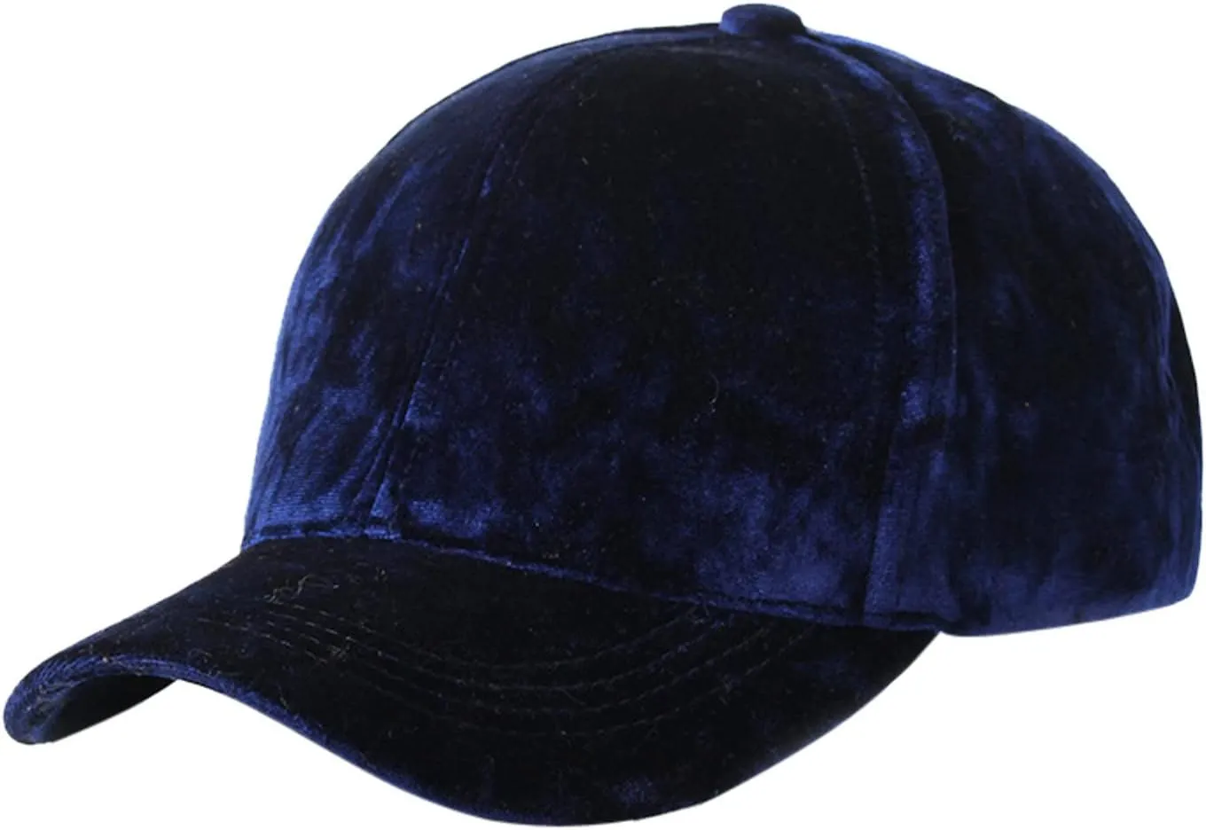 Casual Solid Soft Velvet Baseball Baseball Cap Trucker Hat Low Profile Unstructured Breathable Unisex