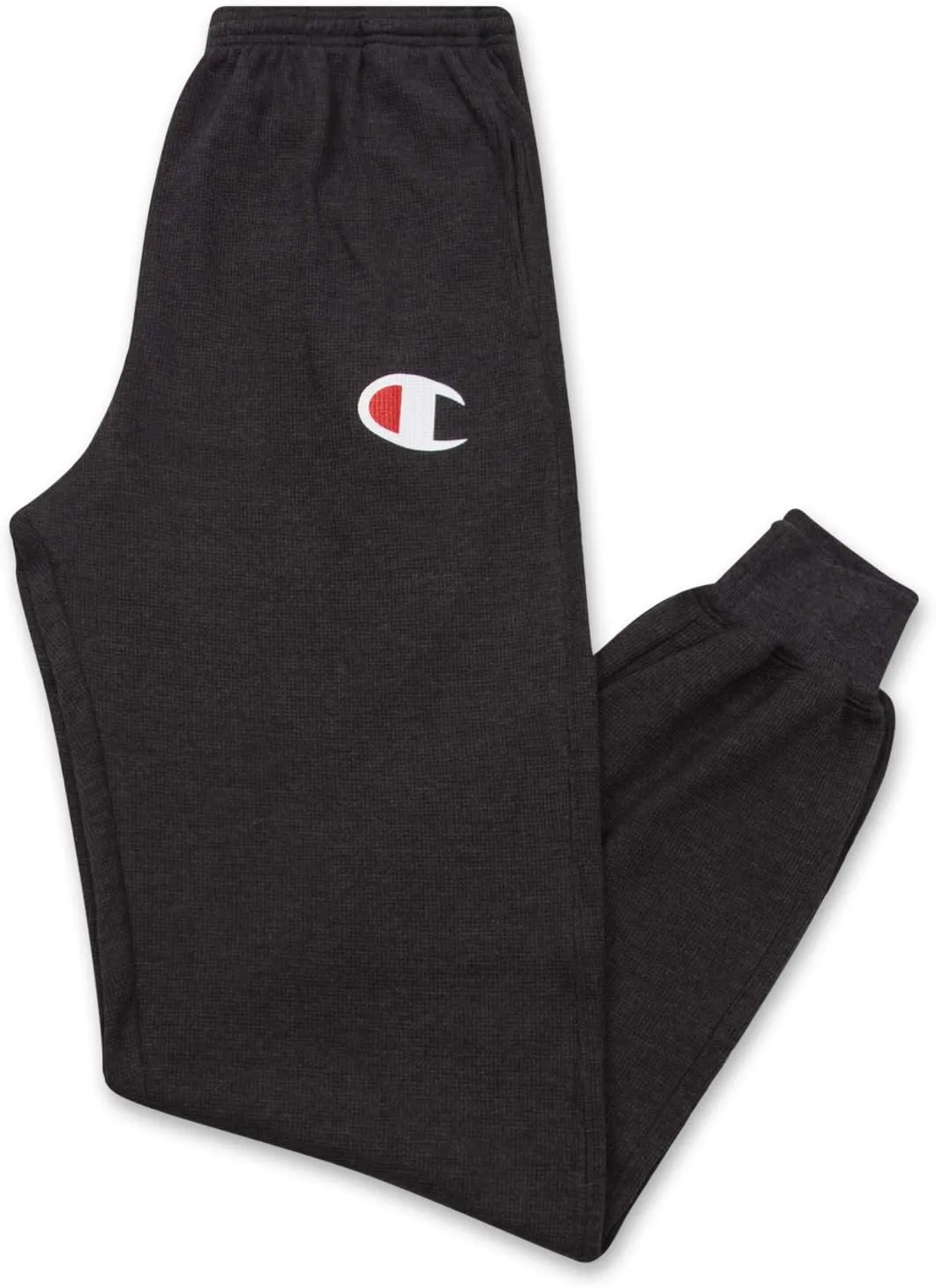 Champion Thermal Waffle Sweatpants Big and Tall - Lounge Jogger Sweatpants for Men