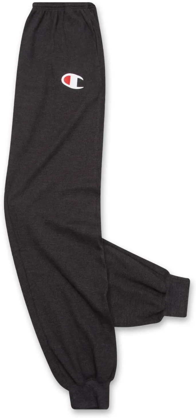 Champion Thermal Waffle Sweatpants Big and Tall - Lounge Jogger Sweatpants for Men