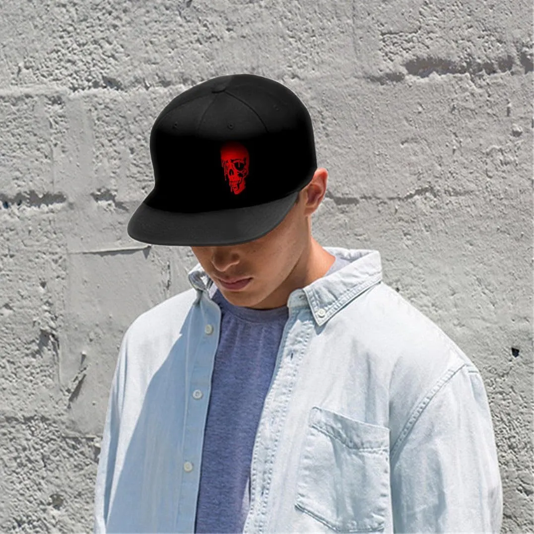 Chef Hat Flat Bill Hats for Men Funny Double Knives Kitchen Adjustable Baseball Cap Snapback Hat for Women