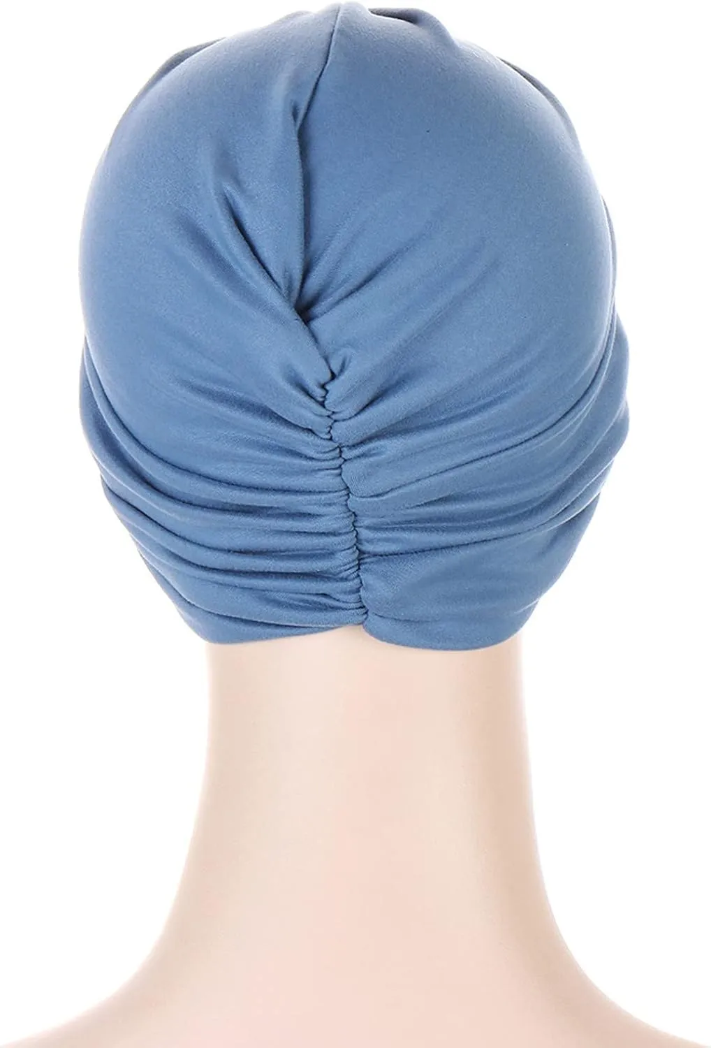 Chemo Sleep Turban Headwear Head Wrap Cap Pleated India Headwrap Soft Cancer Patient Hair Loss Beanie Cap