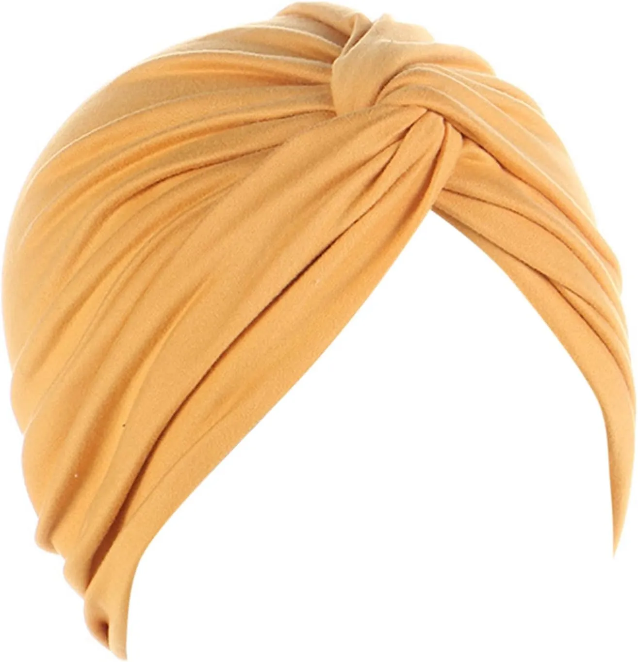 Chemo Sleep Turban Headwear Head Wrap Cap Pleated India Headwrap Soft Cancer Patient Hair Loss Beanie Cap