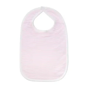 Classic Stripe Bib in Pink