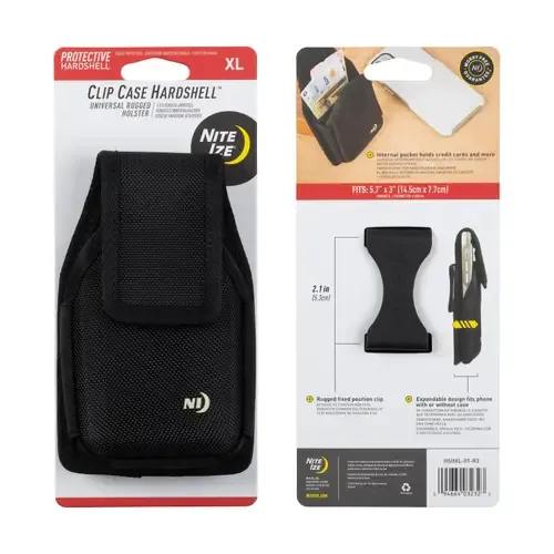 Clip Case Hardshell Universal Rugged Holsters XL