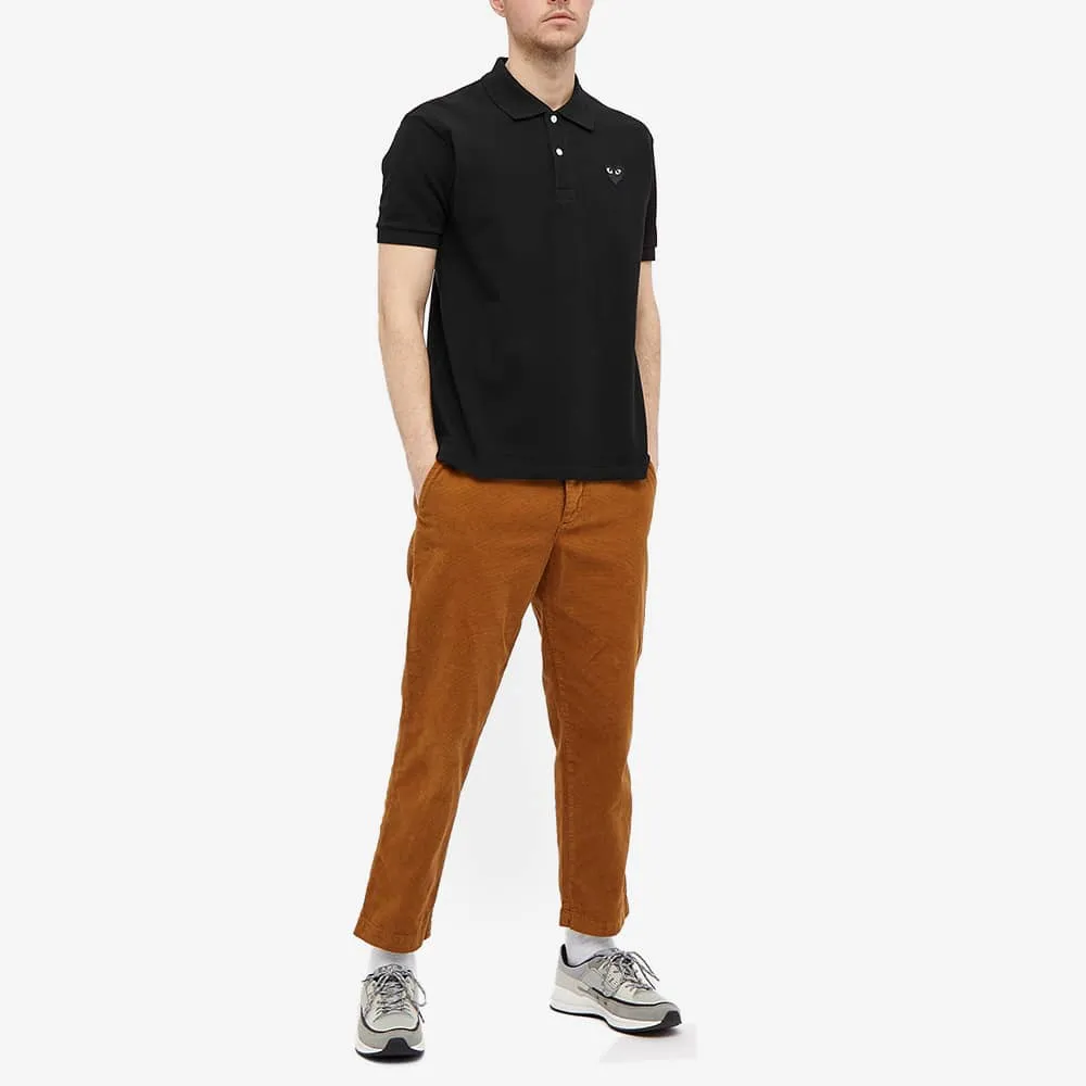 Comme des Garcons Play Black Heart Polo T-shirt