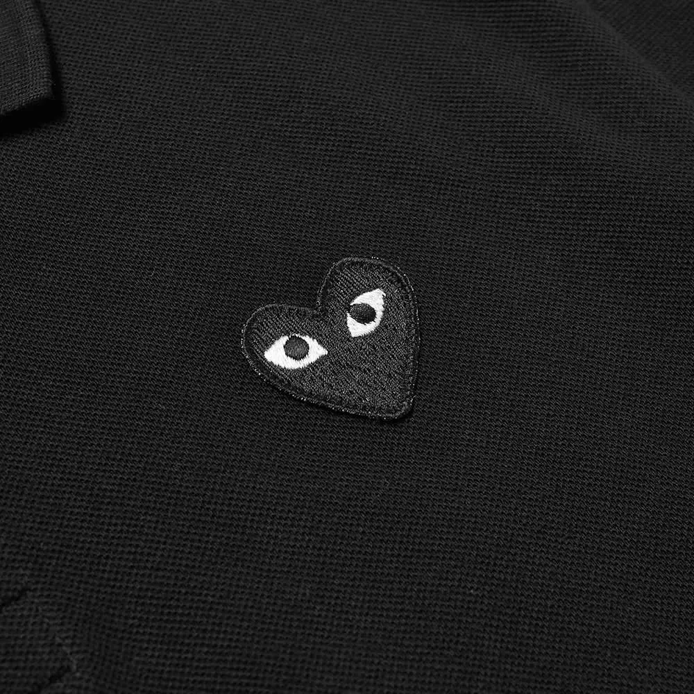 Comme des Garcons Play Black Heart Polo T-shirt