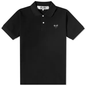 Comme des Garcons Play Black Heart Polo T-shirt
