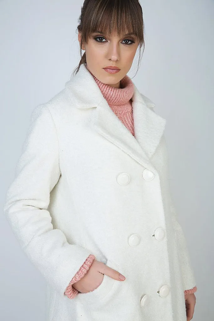 CONQUISTA FASHION - Original Cosy Double Breasted Coat