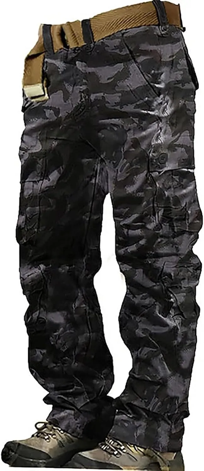 Construction Pants for Men Cuffed Sweatpants Men Brush Pants for Relaxed Fit Jeans Purple Performance Zip Cargo Travel Adult Baseball