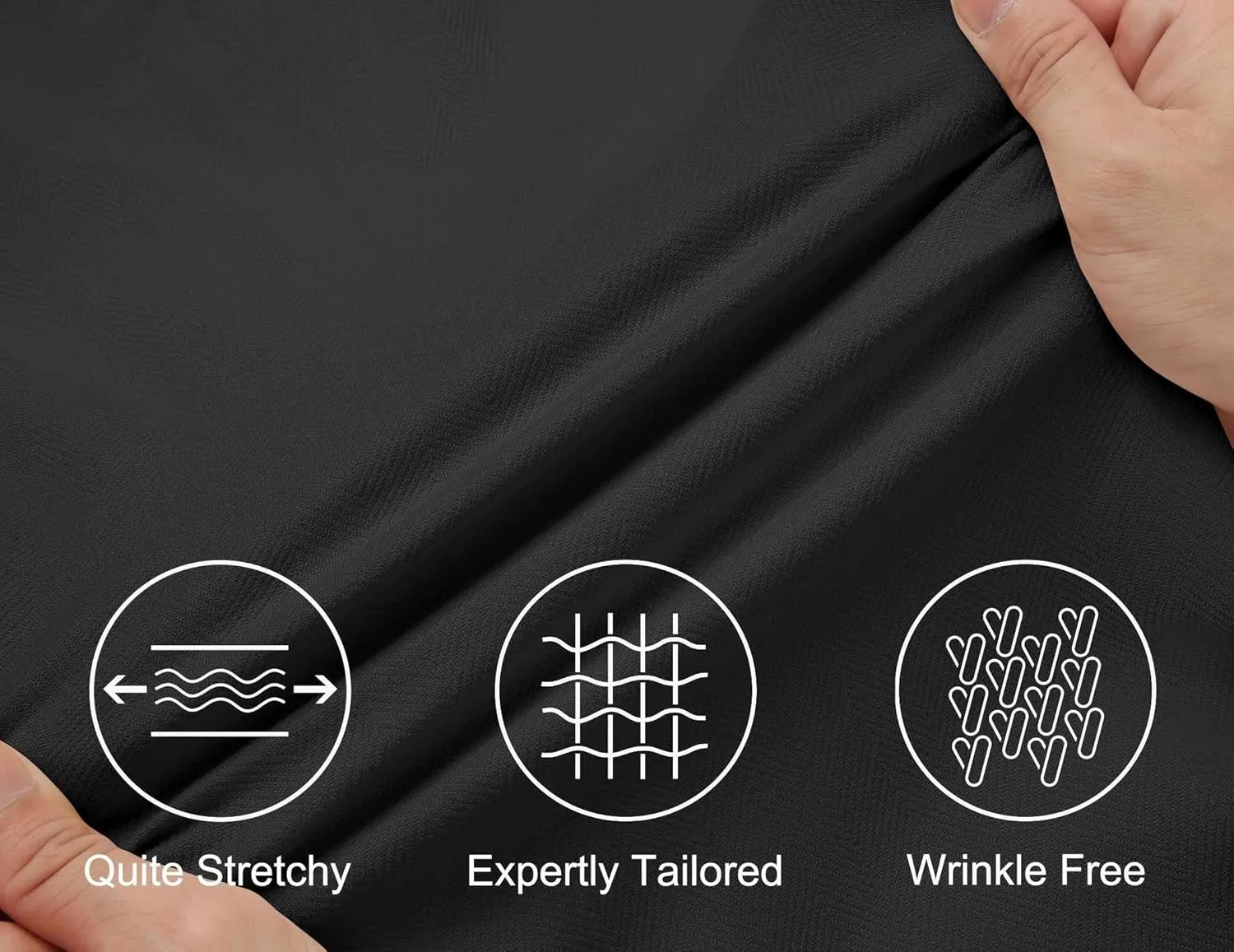 COOFANDY Mens Long Sleeve Button Down Shirts Wrinkle Free Untucked Shirts Casual Dress Shirt for Men