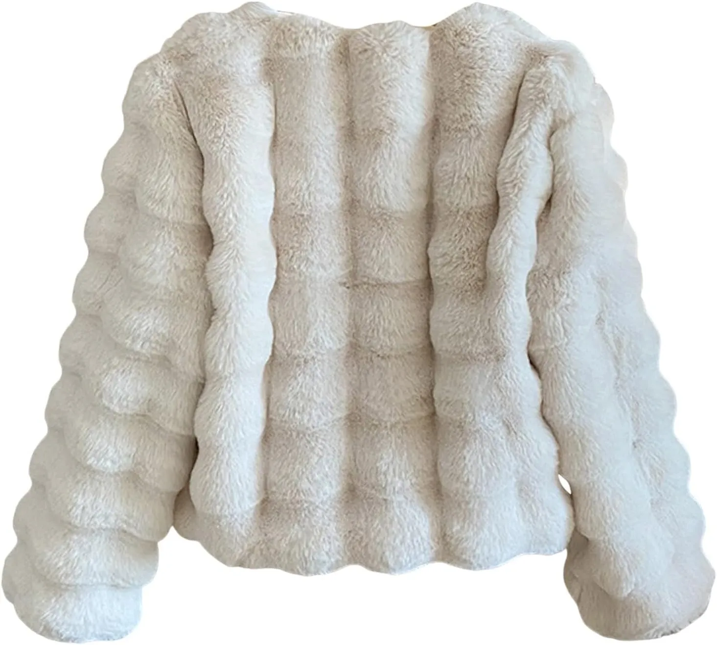 cooki Fur Coats for Women Faux Fur Jackets Fall Fashion Women's 2023 Winter Open Front Long Shaggy Coat Outerwear Fall Jacket