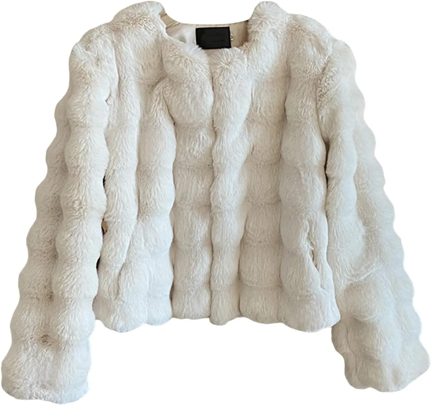 cooki Fur Coats for Women Faux Fur Jackets Fall Fashion Women's 2023 Winter Open Front Long Shaggy Coat Outerwear Fall Jacket